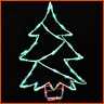 30868751 Lighted Led Christmas Tree Window Silhouette Decoration Free Shipping