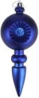 30870022 Unbranded Matte Royal Blue Retro Reflector Shatterproof Christmas 0191296062626