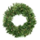 31425158 Northlight Artificial Mixed Cashmere Pine Pre Lit Christmas Wreath