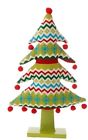 31728441  Raz Merry Bright Plush Knit Snowflake And Chevron 048893657567