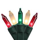 31734005 Northlight Set Of Red Green And Frosted Clear 093422724821