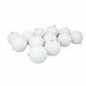 31755233 Northlight Winter White Shatterproof Matte Christmas Ball Ornaments 093422888240