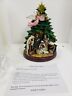 31780 Ufd Lighted Holy Family Nativity Scene Christmas Tree Tabletop Centerpiece