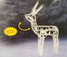318354 Merry Brite Animated Foot Lighted Standing Buck With Moving Head