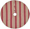 31984 Vhc Brands Vintage Stripe Tree Skirt Red 840528149870