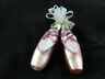 32030 Old World Christmas Ballet Slippers Glass Ornament