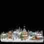32320 Roman Inc Christmas Scene Mantlescape 089945536577