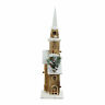 32606347 Northlight Led Lighted Brown Wooden Snowy Church Christmas 191296029650