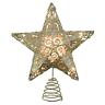 32623772 Northlight Lighted Gold Swirl Christmas Star Tree Topper 191296071406