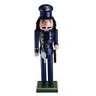 32632683 Northlight Decorative Wooden Christmas Nutcracker Police Officer 191296072441