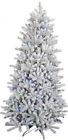3270109f-ilpho Unbranded Led Flocked Balsam Wrgb Artificial Christmas Tree 0030075653283
