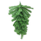 32815786 Northlight Colorado Pine Artificial Christmas Teardrop Swag Unlit 193228007866