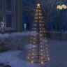 328696 Vidaxl Christmas Cone Tree Warm White Leds Decoration 720286443101