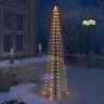 328704 Vidaxl Christmas Cone Tree Warm White Leds Decoration 720286443187
