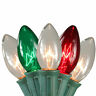 32913372 Northlight Red Clear Green Christmas Pathway Marker Decor 193228057236