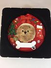 331-27 Es Pets Pomeranian Dog Wreath Christmas Ornament Easy 608938524164