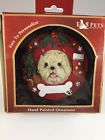331-9 Es Pets Cairn Terrier Dog Wreath Christmas Ornament 608938523716