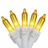 33376106 Brite Star Opaque Gold Mini Christmas Lights White 193228084966