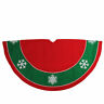 33395478 Nicks Choice Red And Green Snowflake Christmas Tree 193228121982