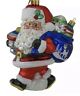 34260105 Christopher Radko Santas Shiny Brite Collection Glass Christmas 195583088405