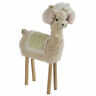 34302456 Northlight Beige Pink Llama In Earmuffs Tabletop Christmas 195271730494