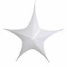 34314418 Northlight White Tinsel Foldable Christmas Star Outdoor Decoration 195583291089