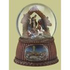 34320  Roman Christmas Nativity Musical Snow Globe Glitterdome Plays 773822875544