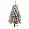 34908475 Northlight Flocked Madison Pine Artificial Christmas Tree Clear 195583658219