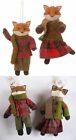 3520038 Raz Imports Fox Ornaments Inch Handing Count Sets 048893637897