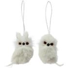 3603455 Raz Imports Ornaments Set Of Assorted Polyfoam White 048893472986