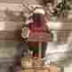3610556 Raz Imports Imp Large 36 Brown Standing Moose Welcome Sign Christmas Tree Cabin Lodge