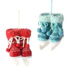 3616538 Raz Imports Qty Red And Blue Knit Skate