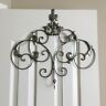 3617076 Raz Imports New Silver Scroll Over The Door 048893463083