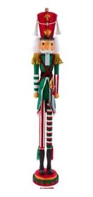 Ha0641 36inch Hollywood Nutcracker Skinny Soldier Whimsical Fun Christmas Adler New