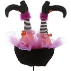 3716420  Raz Plush Witchs Butt Halloween Pick Accent Decor 048893020286