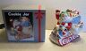 3815h Hudsons Christmas Holiday Santa Claus On Sleigh Toys Cookie Jar