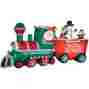 0867866 38363 Gemmy 15.5 Holiday Train Christmas Airblown Inflatable Giant Yard Decor Santa 086786383636
