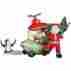 0867867 38436 Gemmy 18.5 Animated Santa Elf Helicopter Christmas Airblown Inflatable Yard Decor 086786384367