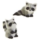 3850102 Raz Imports New Raccoon Ornament Set Of