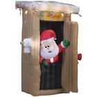 0867862 38754 Enchanted Forest Animated Inflatable Santa Outhouse Nib Clearance 086786387542