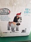 38758 Gemmy Ft St Bernard Christmas Deco