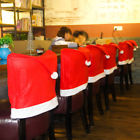 3co103626jwycv5523 Unbranded Christmas Decorations Santa Hat Chair Covers Dinner Xmas Cap