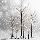 3ztp1452029k5tk6239 Yunlights Frosted Brown Birch Twig Snow Tree Lights 191599208608