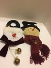 00872 4 22802 9 Kohls Wall Decor Santa And Snowman Hung On