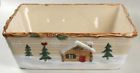 400903181514 Lodge Cabin Heartland Square Vegetable Bowl Winter St