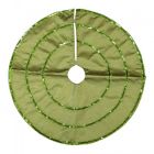 400942086993 St Nicholas Round Mini Christmas Tree Skirt Green