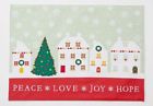 400993943757 Nicholas Square Holiday Place Mat Set Of Peace