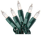 4035-88a Christmas Light Set Mini Clear 052088015346