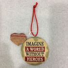 4047501 Enesco Imagine World Without Heroes Christmas Ornament