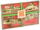 4058537 Enesco Frank Lloyd Wright House Hanging Ornament Set 045544927154